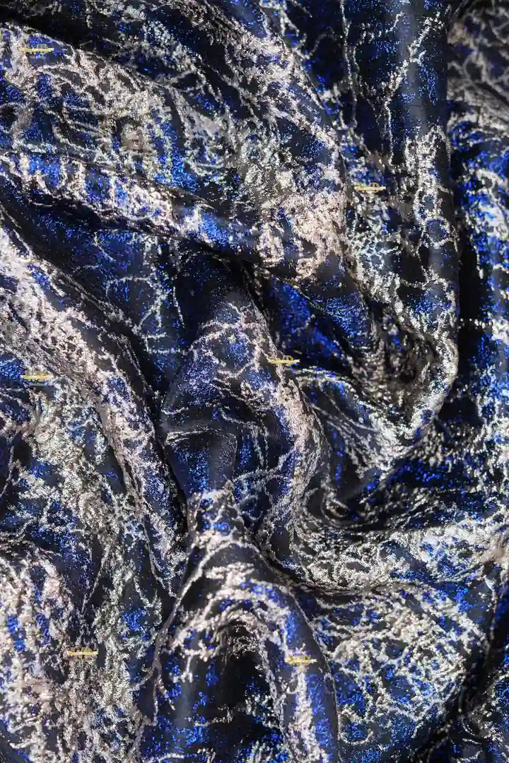 Organza Lamé Éclat Minéral