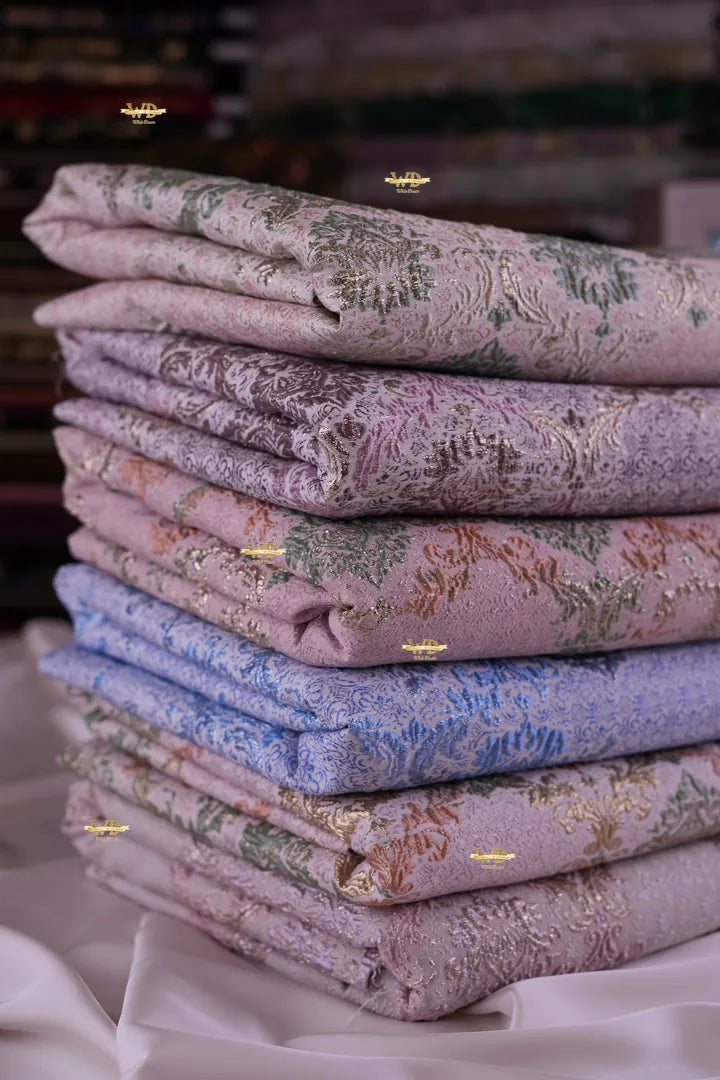 Brocart Floral Damassé Pastel