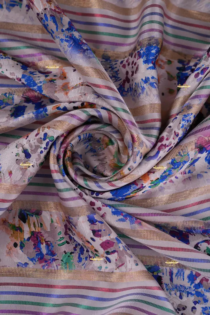 Jawhara Imprimé Motif Éclats de Peinture